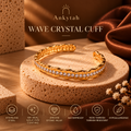 Wave Crystal Cuff